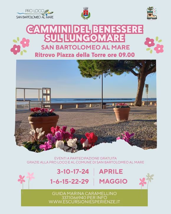il cammino con il suono del mare 