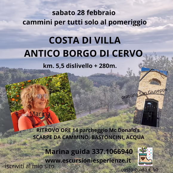 Uliveti, boschi e antichi ruderi