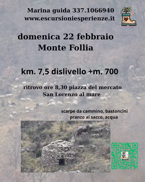 Cammineremo tra le tracce di mura e terrazzamenti in pietra che un tempo proteggevano i nostri antenati